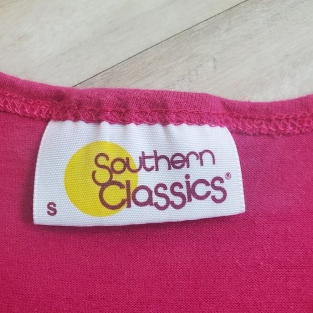 Vintage 80's Southern Classics Pink Muscle Tank - Picture 5 of 6
